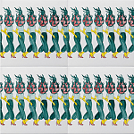 Плитка дизайнерская Фруктовый лес варинант исполнения - 1 | Loft Concept в Перми