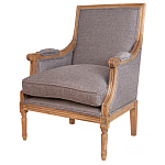 Кресло William Classical Armchair grey flax варинант исполнения - 3 | Loft Concept в Перми