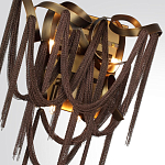 Бра с изогнутыми металлическими лентами и цепочками Atlantis Chain варинант исполнения - 4 | Loft Concept в Перми