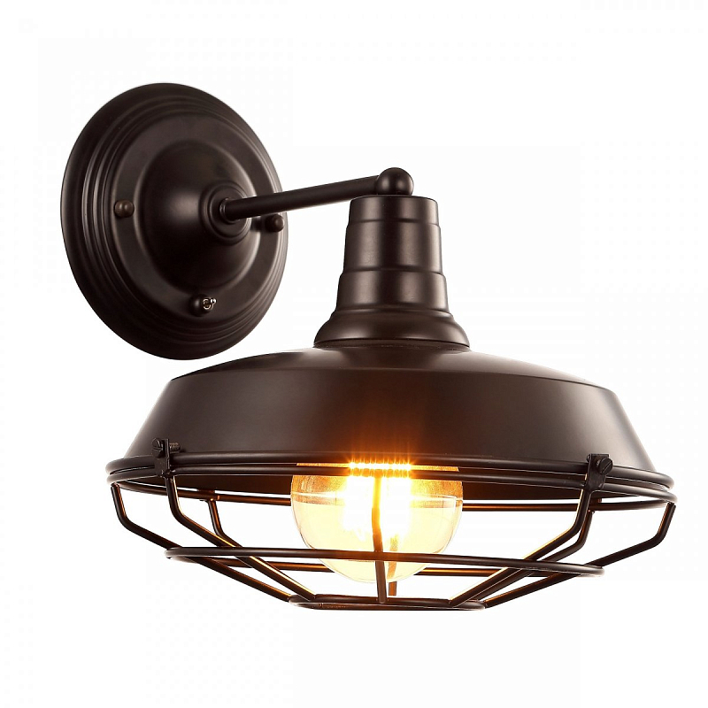 Бра Wall lamp DARK CAGE black Черный Бра Wall lamp DARK CAGE black Черный в Перми | Loft Concept