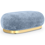 Длинный овальный пуф Ambrose Soft Oval Pouf варинант исполнения - 6 | Loft Concept в Перми