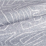 Мебельная ткань Букле серый цвет 140 см T3-9 варинант исполнения - 1 | Loft Concept в Перми