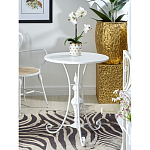 Столик белый кованный в прованском стиле Vaucluse варинант исполнения - 4 | Loft Concept в Перми