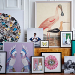 Панно Розовый цветок вышитое бисером PETALS BEADED ART варинант исполнения - 1 | Loft Concept в Перми