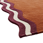 Ковер с оригинальной волнистой отделкой Woven from Wool варинант исполнения - 2 | Loft Concept в Перми