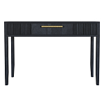 Элегантная Консоль Primo с выдвижным ящиком Черный дуб варинант исполнения - 7 | Loft Concept в Перми