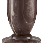 Настольная лампа из мрамора с тканевым абажуром Seductress варинант исполнения - 1 | Loft Concept в Перми