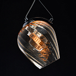 Подвесной светильник со стеклянном плафоном в форме бокала Kaleido варинант исполнения - 5 | Loft Concept в Перми
