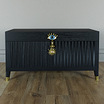 Большой дизайнерский Сундук Elsa Dreams Black варинант исполнения - 1 | Loft Concept в Перми