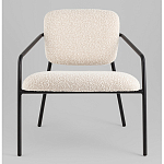 Кресло лаунж Rooney букле белый варинант исполнения - 2 | Loft Concept в Перми