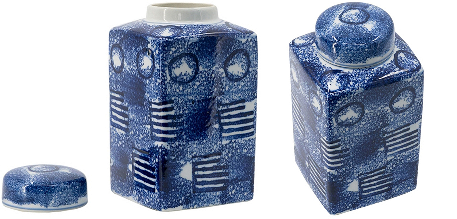 Ваза с крышкой Abstraction Vase square Ваза с крышкой Abstraction Vase square - Loft-Concept в Перми