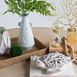 Статуэтка черепаха с ажурным панцирем и детализированной текстурой в белом цвете Marine Accessories варинант исполнения - 6 | Loft Concept в Перми