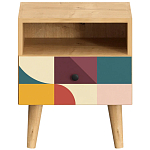 Прикроватная тумба с изображением на ящике Elise Nightstand варинант исполнения - 2 | Loft Concept в Перми