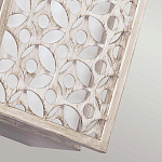 Бра прямоугольное в серебрянном цвете с ажурной решеткой Feiss варинант исполнения - 5 | Loft Concept в Перми