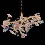 Люстра круглая с цветочным декором Miscellaneous herbs варинант исполнения - 1 | Loft Concept в Перми