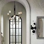 Бра светодиодное из черно-белых дисков Contrast Sample варинант исполнения - 5 | Loft Concept в Перми