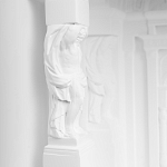 Встраиваемый в стену гипсовый светильник под покраску с колоннами и арками в античном стиле Antiquity Athena варинант исполнения - 12 | Loft Concept в Перми