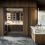 Раздвижные деревянные двери для кухни SISTEMA 7 Dada Engenereed Doors варинант исполнения - 1 | Loft Concept в Перми