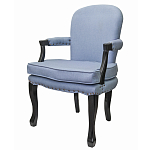 Кресло Aubrey Classical Armchair blue flax варинант исполнения - 3 | Loft Concept в Перми