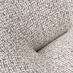 Кресло вращающееся круглой формы из серого шенилла Favorite Vacation Place варинант исполнения - 1 | Loft Concept в Перми