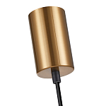 Подвесной светильник со стеклянным плафоном янтарного цвета Prestige варинант исполнения - 5 | Loft Concept в Перми