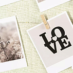 Рамка для фото с подсветкой c деревянными прищепками в комплекте Photo Backlight варинант исполнения - 4 | Loft Concept в Перми