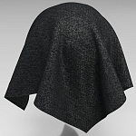 Мебельная ткань Шенилл черный цвет 138 см T4-35 варинант исполнения - 8 | Loft Concept в Перми