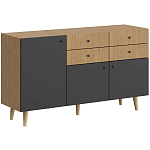 Буфет с принтом на дверцах Elise Cupboard варинант исполнения - 6 | Loft Concept в Перми