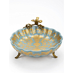 Блюдо фарфоровое Птица на ветке Flora варинант исполнения - 3 | Loft Concept в Перми