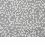 Постельное белье серого цвета с рисунком 200х220 см Blossom Essence варинант исполнения - 2 | Loft Concept в Перми