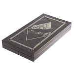 Подарочные нарды из натурального камня с гравировкой Backgammon from Stone варинант исполнения - 8 | Loft Concept в Перми