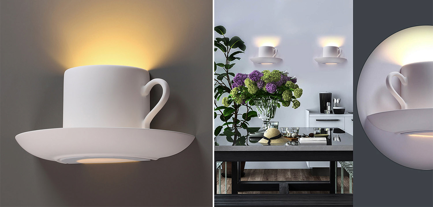 Бра Plaster Cup Wall lamp Бра Plaster Cup Wall lamp - Loft-Concept в Перми