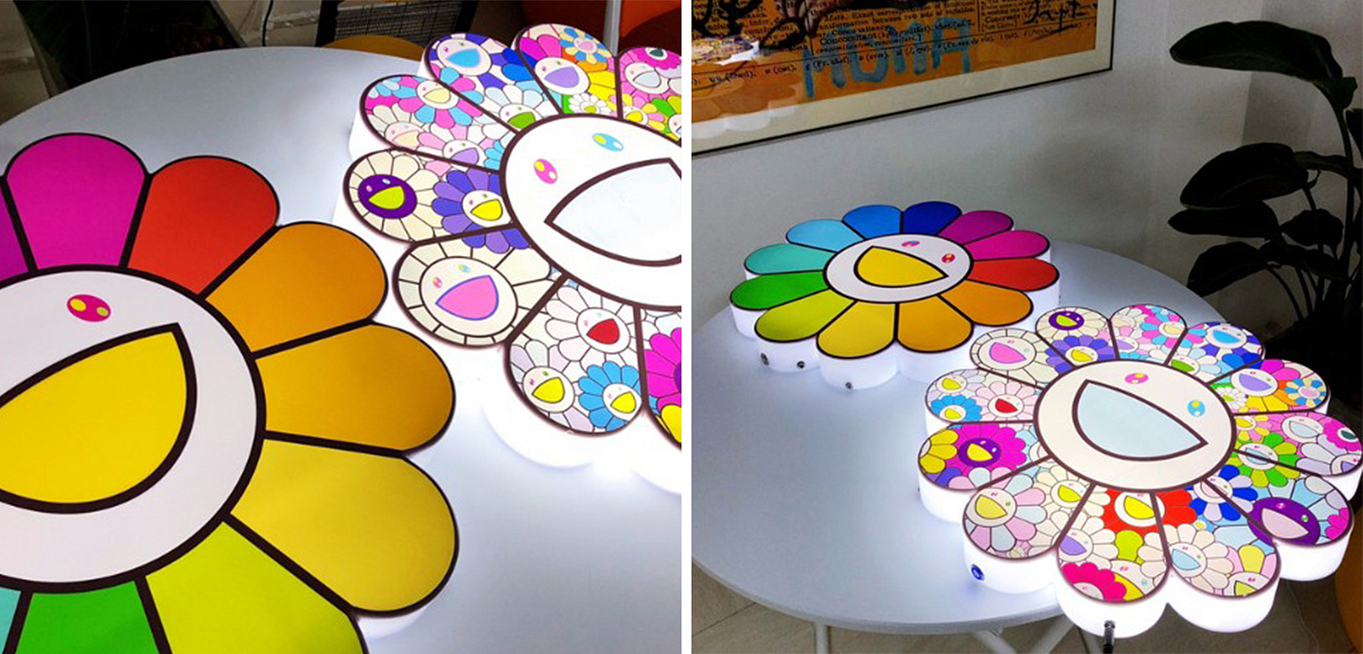 Светильник разноцветный подсолнух Takashi Murakami 2 Светильник разноцветный подсолнух Takashi Murakami 2 - Loft-Concept в Перми