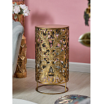 Столик приставной с цветочной резной фактурой Madagascar варинант исполнения - 3 | Loft Concept в Перми