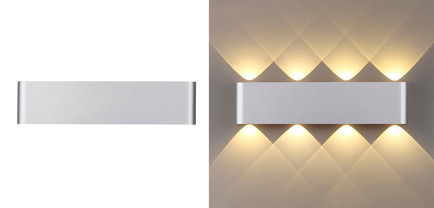 Бра Obverse Silver Rectangle B Wall lamp Бра Obverse Silver Rectangle B Wall lamp - Loft-Concept в Перми