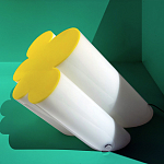 Настольная дизайнерская лампа Poltronova Passiflora Yellow Table Lamp варинант исполнения - 6 | Loft Concept в Перми