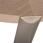 Столик журнальный с низкой круглой столешницей Wood Grain варинант исполнения - 2 | Loft Concept в Перми