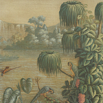 Обои ручная роспись Le Brésil Brume варинант исполнения - 1 | Loft Concept в Перми