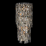 Бра с каскадом из прозрачного хрусталя и корпусом из металла цвета хром Constant Sparks варинант исполнения - 5 | Loft Concept в Перми