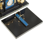 Настольный письменный набор из лазурита с декором в виде льва Golden Lion варинант исполнения - 3 | Loft Concept в Перми