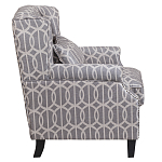 Кресло Henry Armchair grey velour варинант исполнения - 2 | Loft Concept в Перми