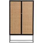 Шкаф с 2-мя дверцами из ротанга ручной работы Fuse Wicker Furniture варинант исполнения - 2 | Loft Concept в Перми