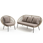 Садовое кресло Аcapulco Grey Chair варинант исполнения - 6 | Loft Concept в Перми