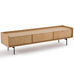 ТВ-тумба с плетеным декором Buckley Wicker TV Stand варинант исполнения - 2 | Loft Concept в Перми