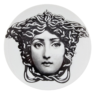 Декоративная тарелка Fornasetti 30.CR.BW.R01-217 Декоративная тарелка Fornasetti 30.CR.BW.R01-217