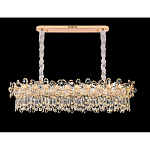 Люстра с декоративными элементами в виде крупных хрустальных цветов Palace Gardens варинант исполнения - 4 | Loft Concept в Перми