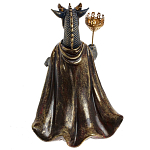 Подсвечник в виде дракона Dragon candlestick Brown Gold варинант исполнения - 3 | Loft Concept в Перми