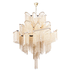 Люстра металлическая Rain of metal варинант исполнения - 3 | Loft Concept в Перми