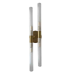 Бра с двумя цилиндрическими матовыми плафонами на круглом основании Delta Light варинант исполнения - 1 | Loft Concept в Перми