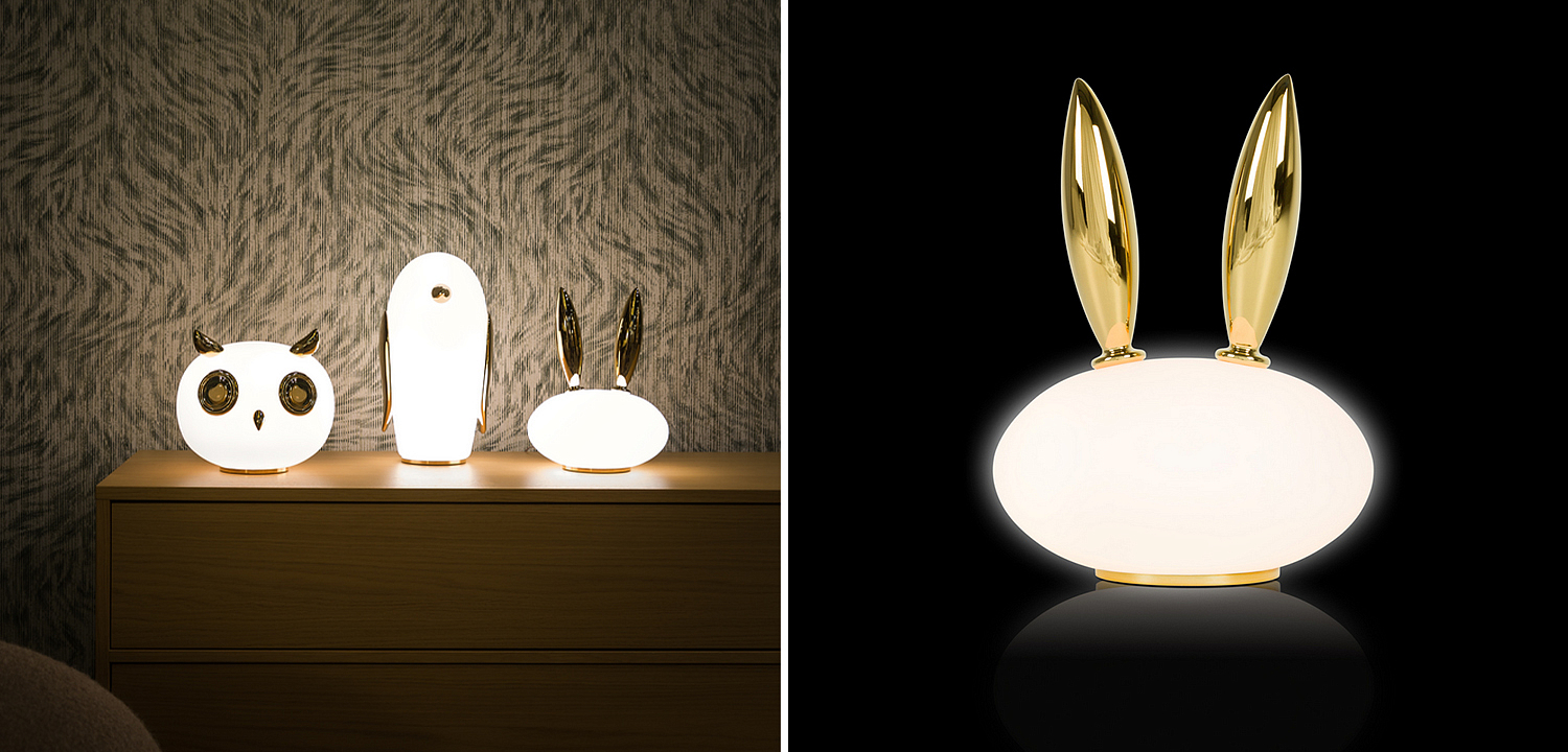 Настольная лампа Moooi Pet Light PURR кролик Настольная лампа Moooi Pet Light PURR кролик - Loft-Concept в Перми